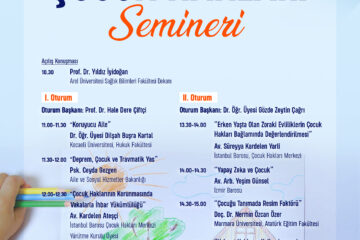 Güncel Gelişmeler Işığında Çocuk Hakları Semineri
