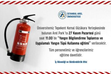Yangın Tüpü Kullanma Eğitimi