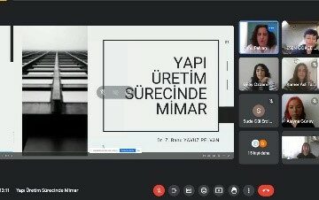 Yapı Üretim Sürecinde Mimar Webinarı