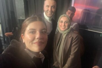 Yeni Medya Öğrencileri ve Öğretim Elemanları Mehmet Akif Ersoy’un Hazırlayıp Sunduğu Habertürk’te yayınlanan 5. Gece’ye katıldı.